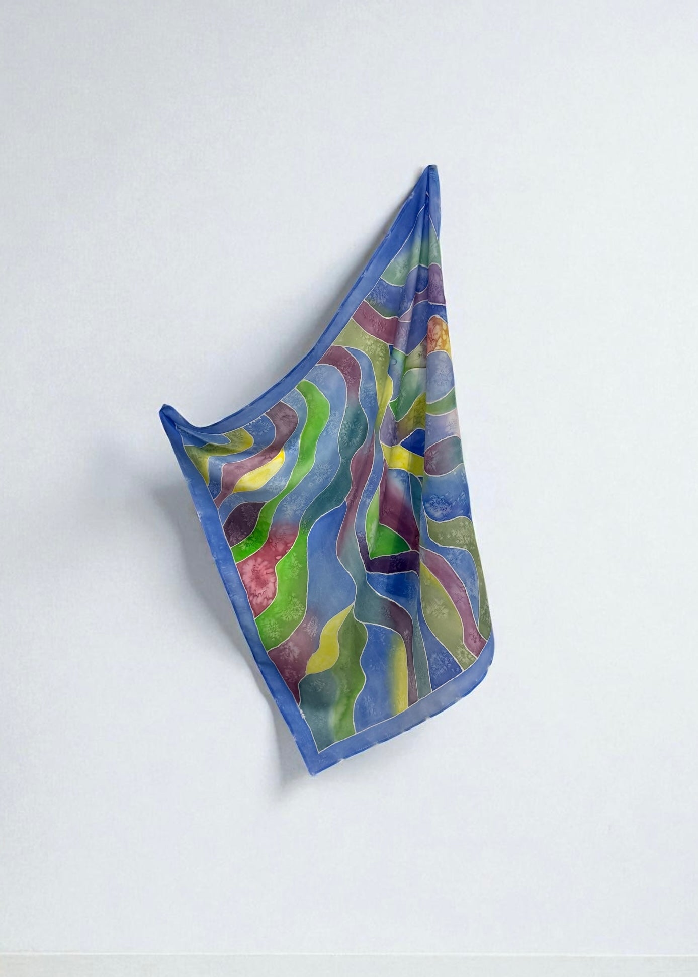 Handmade silk scarf