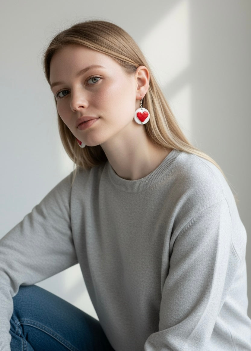 Porcelianiniai auskarai