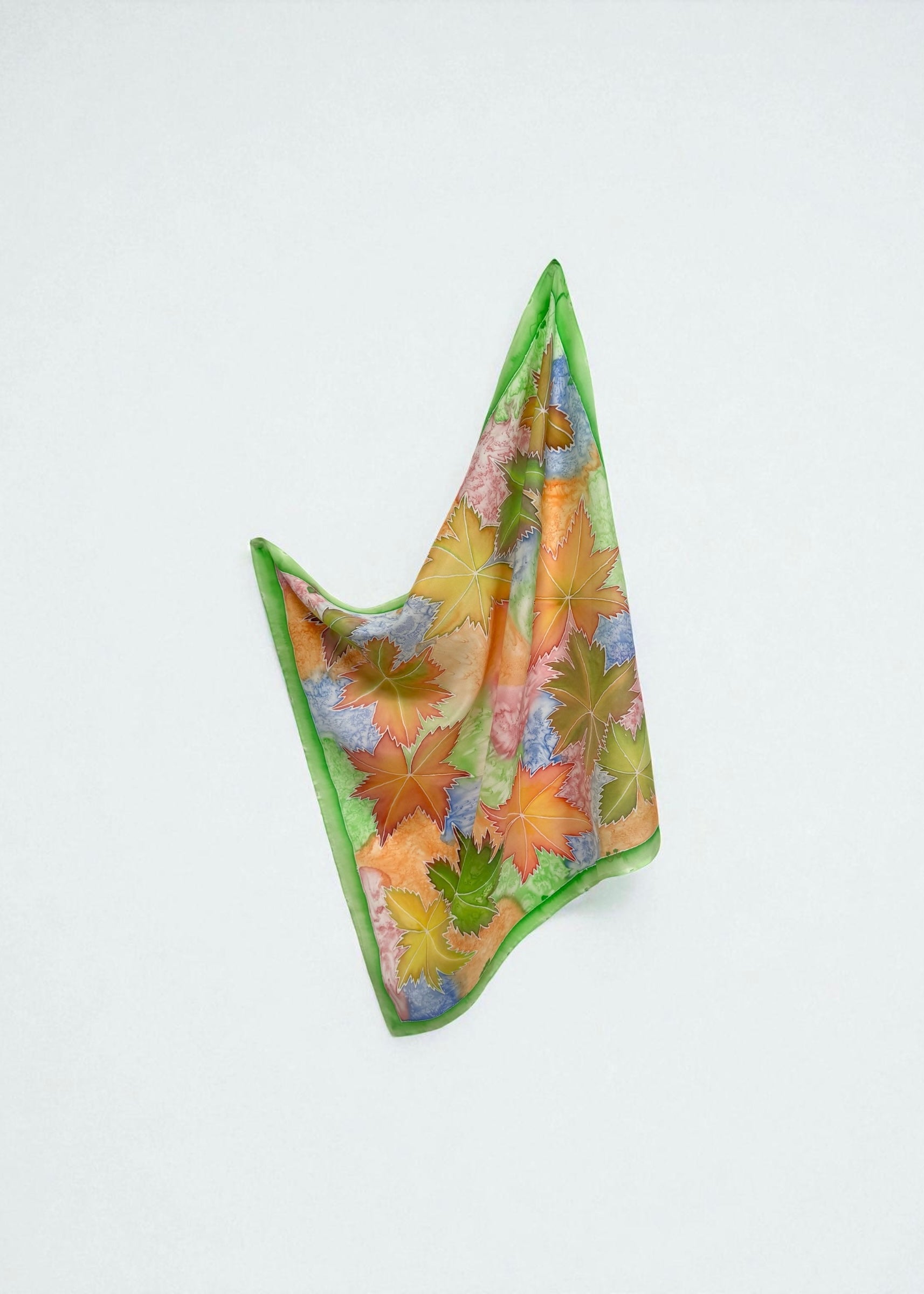 Handmade silk scarf