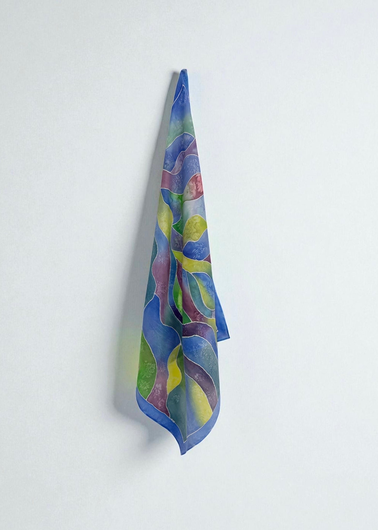 Handmade silk scarf