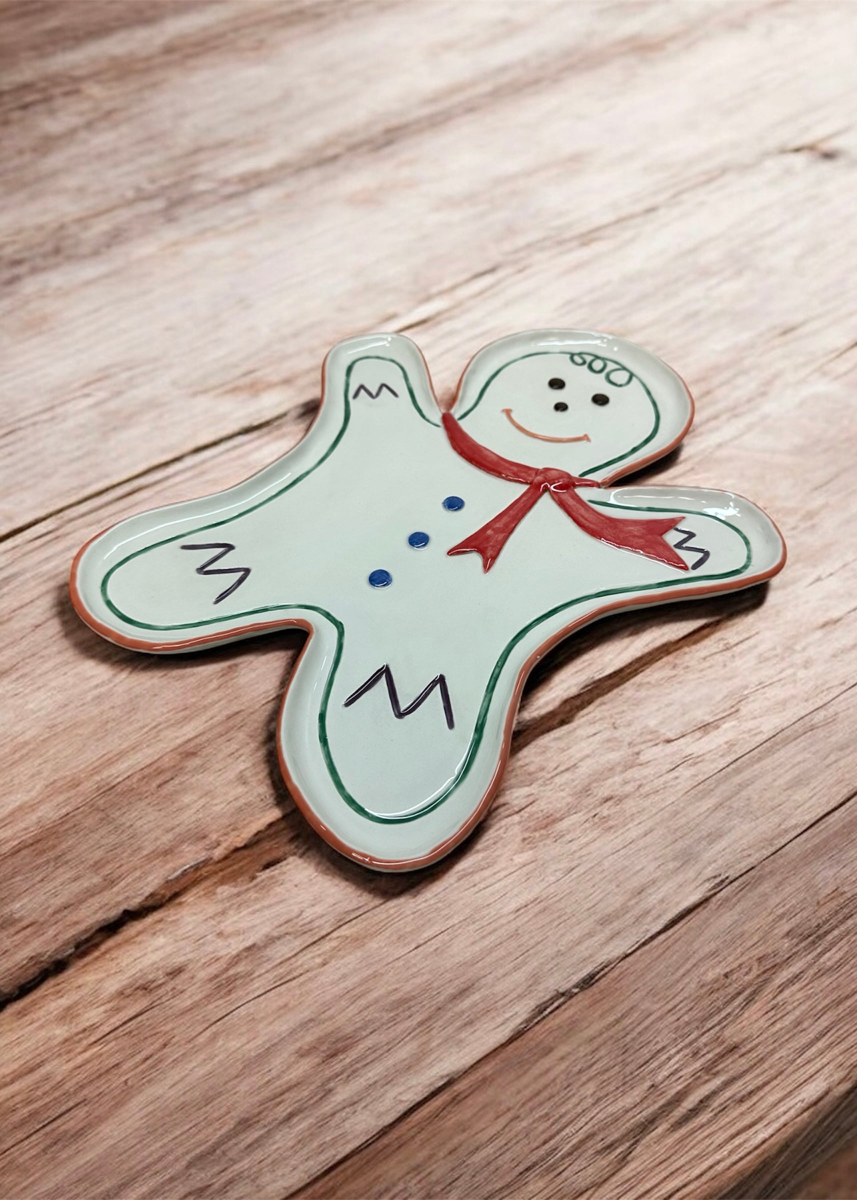 Ceramic cookie plate