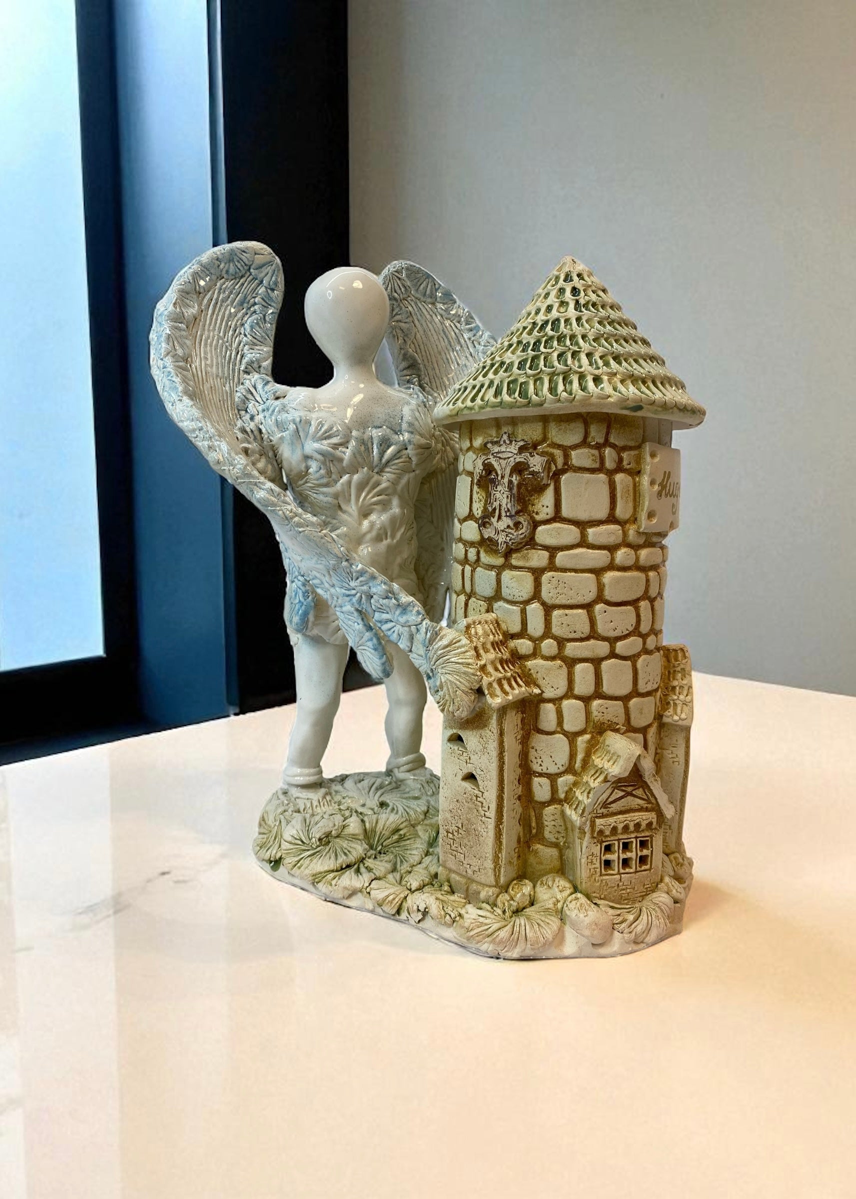 Taupyklė krikštynoms "Angelo bokštas"