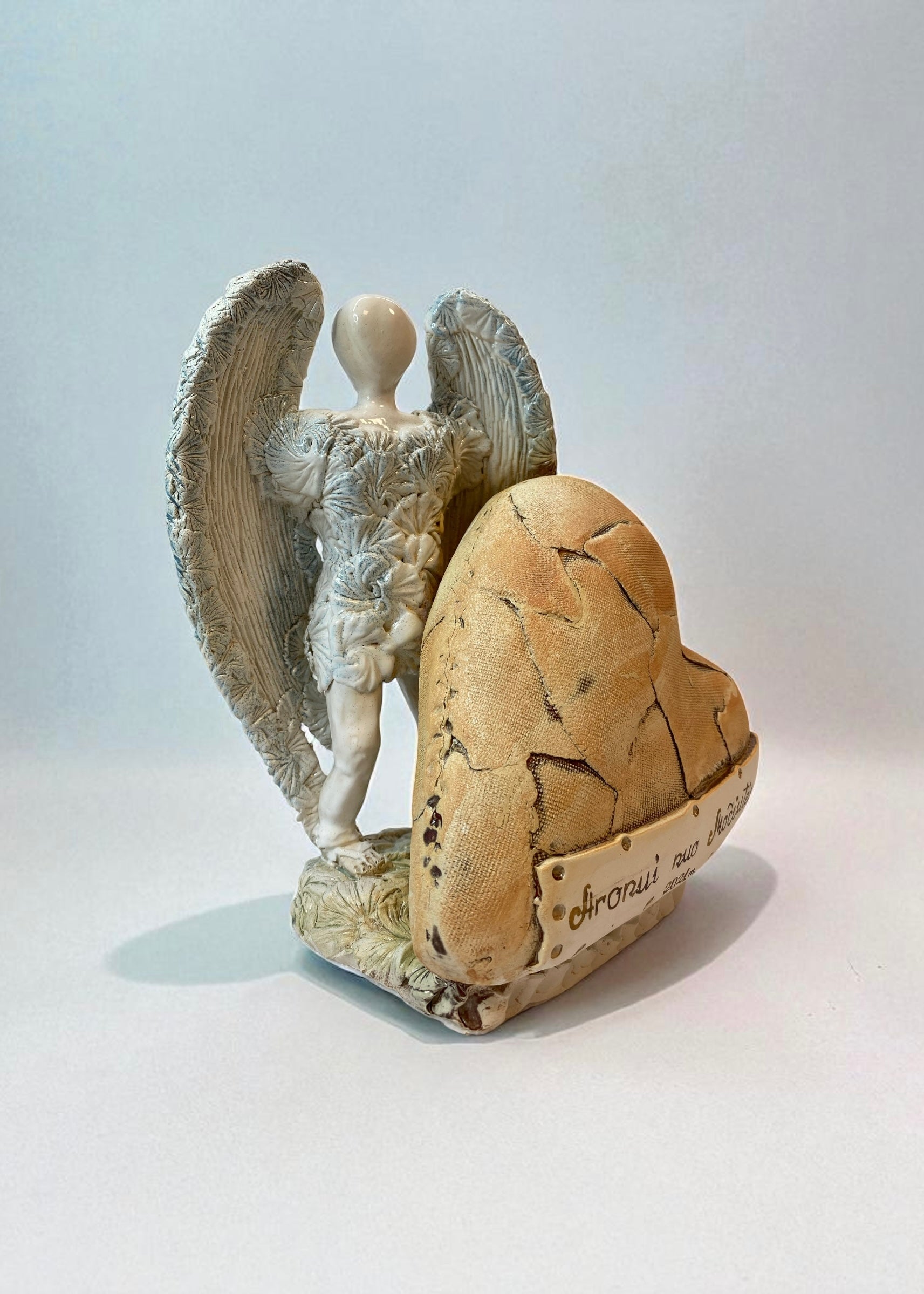 Taupyklė krikštynoms "Širdies angelas"