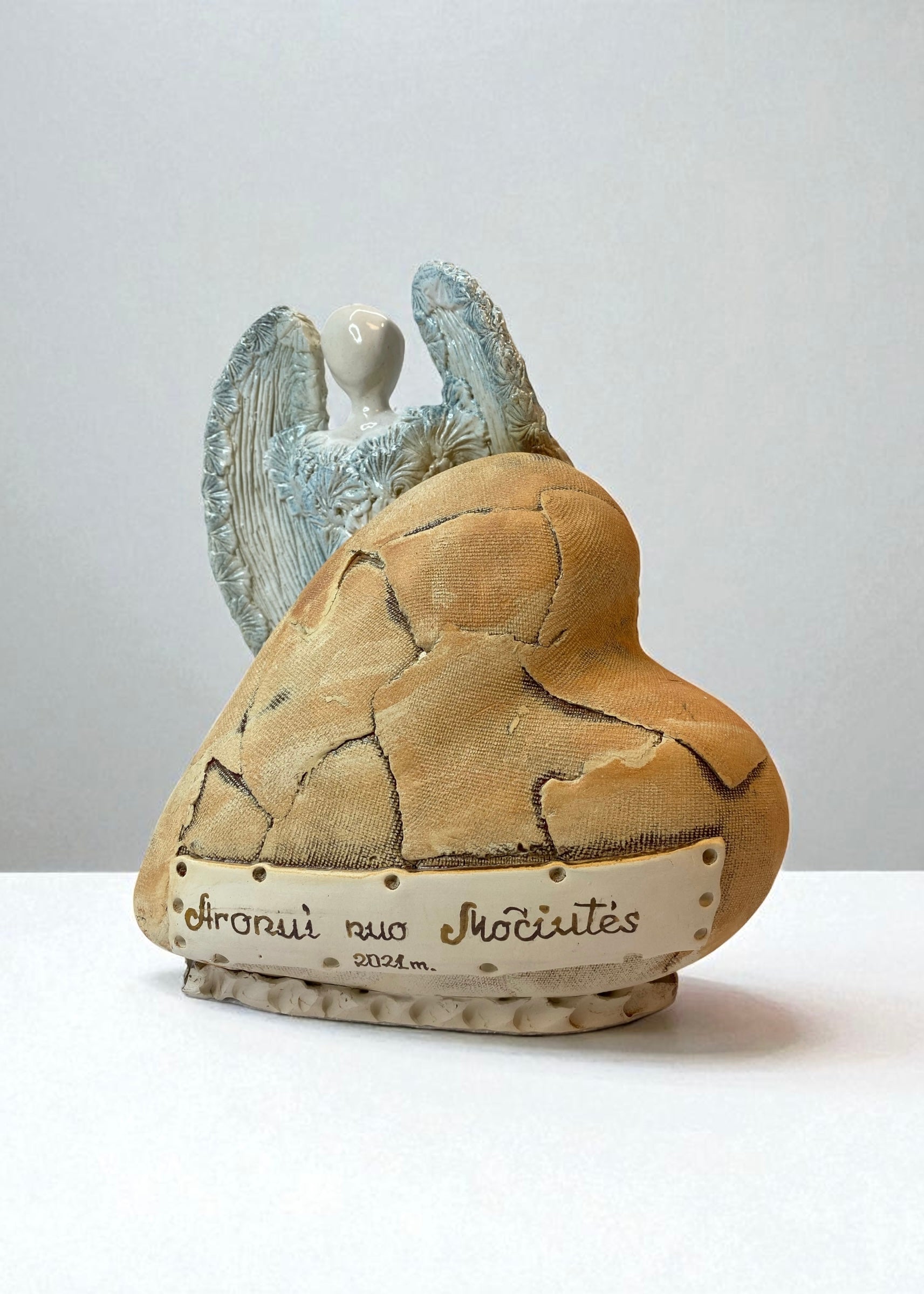 Taupyklė krikštynoms "Širdies angelas"