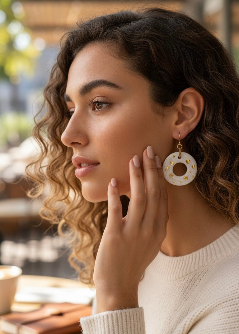 Porcelianiniai auskarai