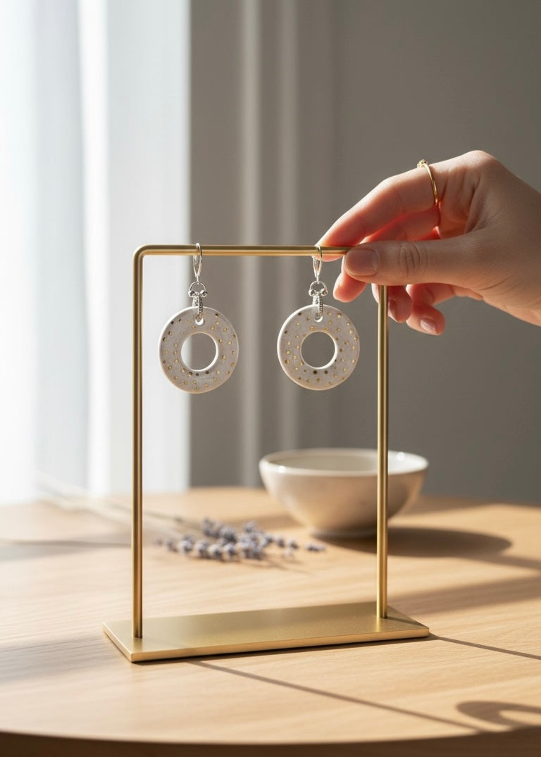 Porcelianiniai auskarai