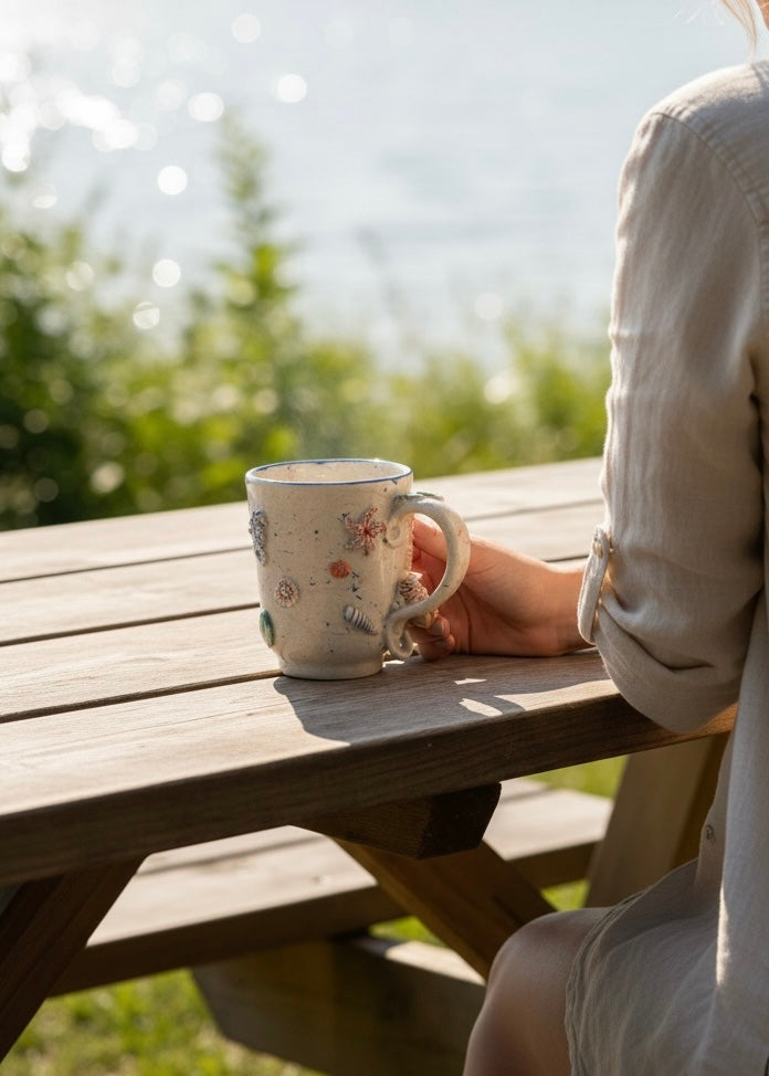 Ceramic mug "Ocean"
