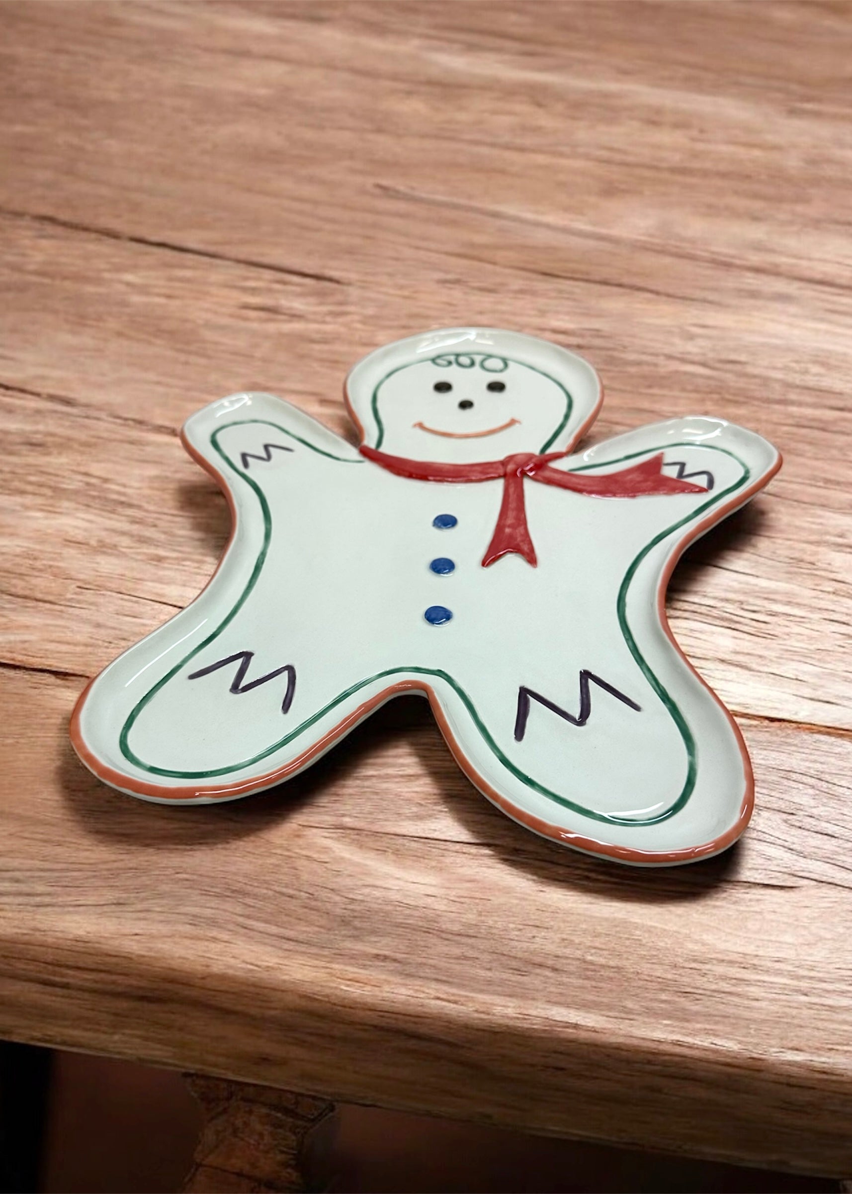 Ceramic cookie plate