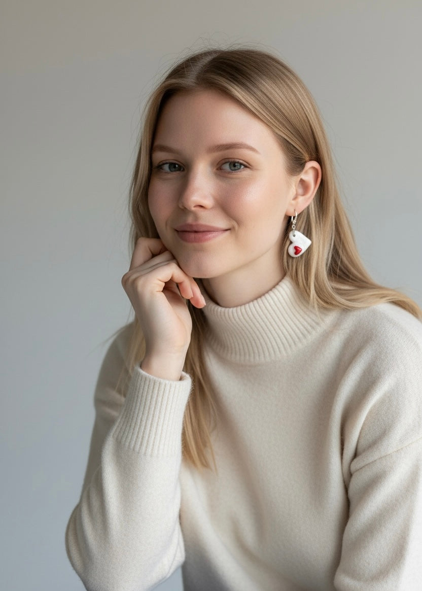 Porcelianiniai auskarai