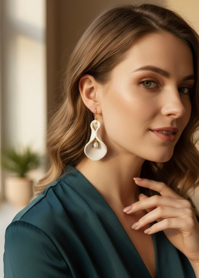 Porcelianiniai auskarai