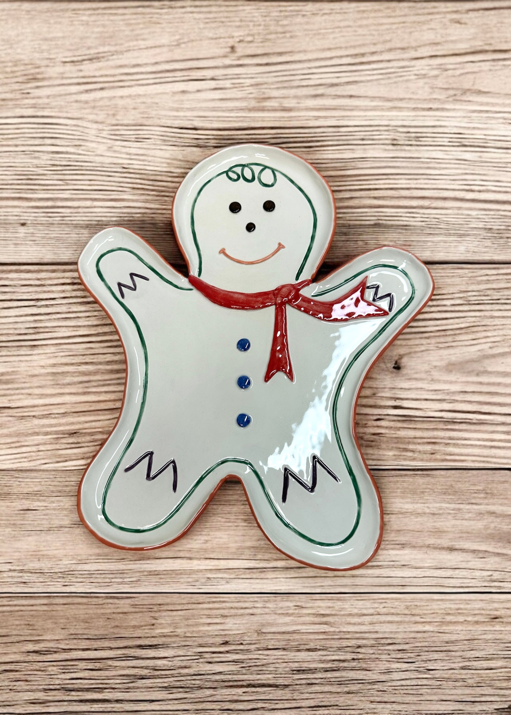 Ceramic cookie plate