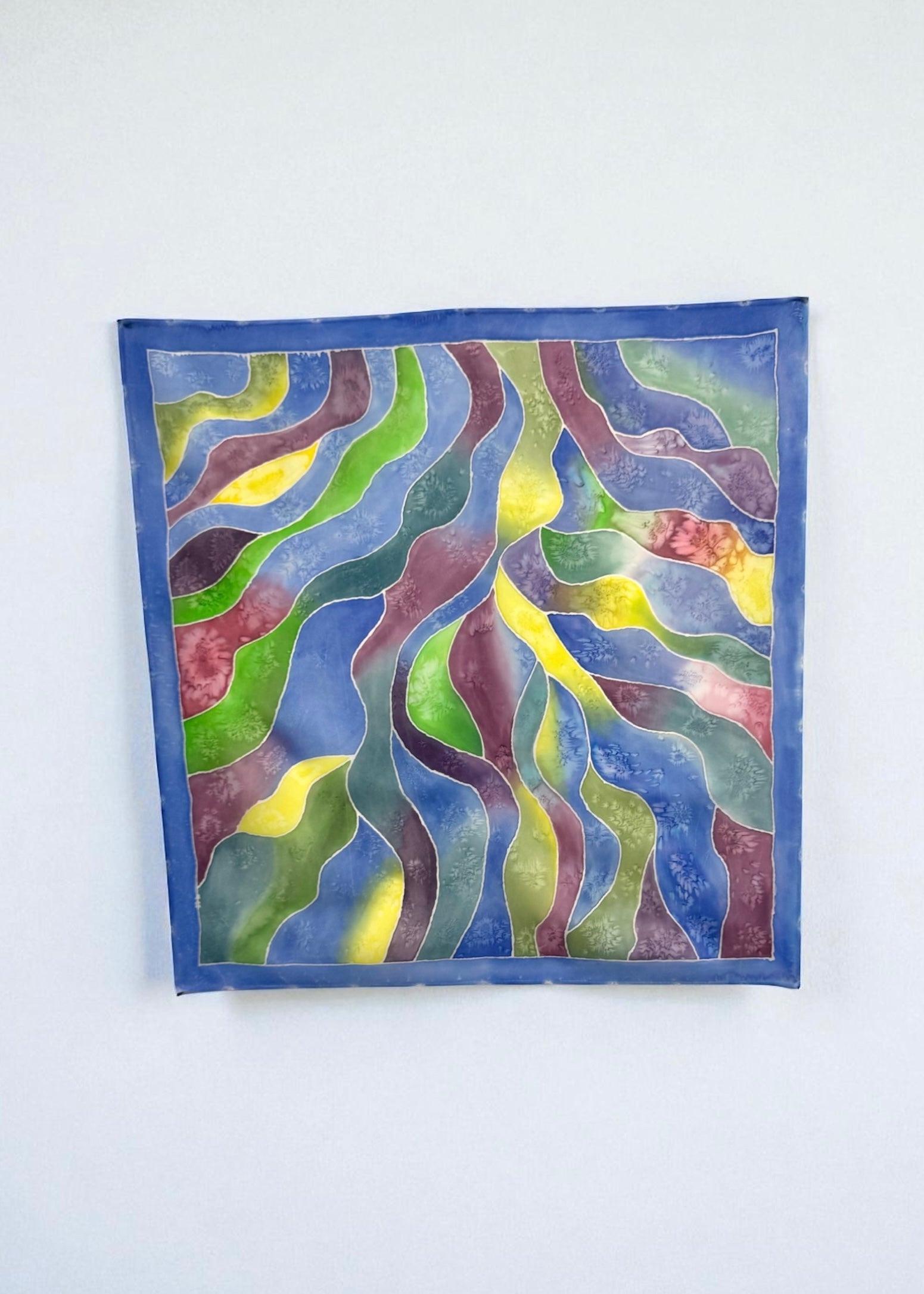 Handmade silk scarf 