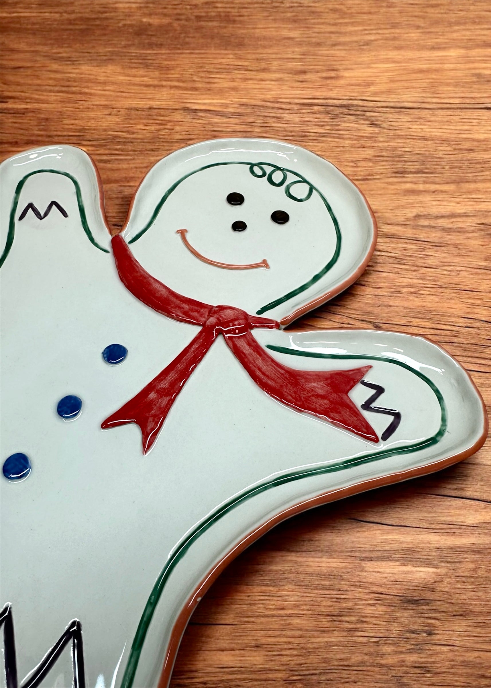 Ceramic cookie plate