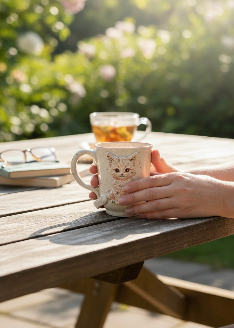 Ceramic mug "Kitten"