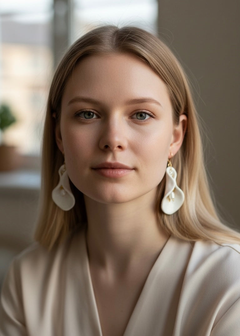 Porcelianiniai auskarai