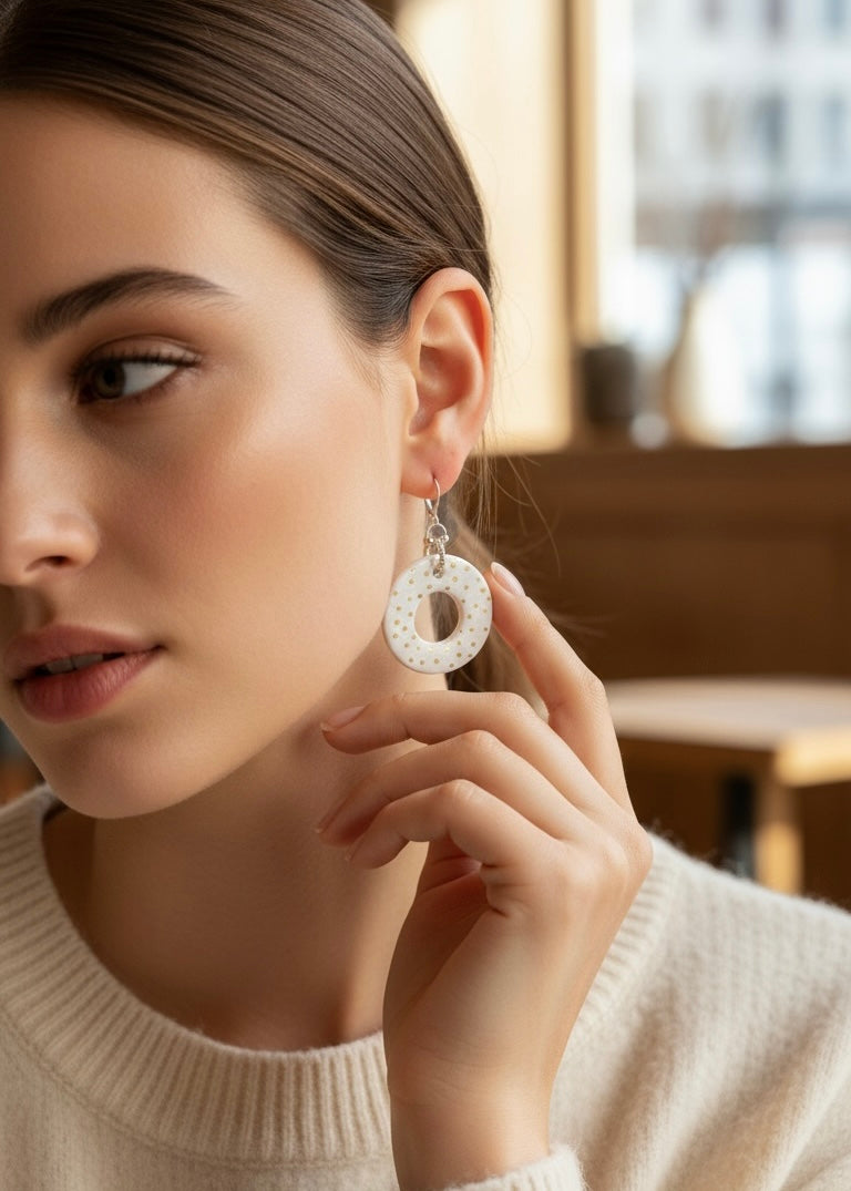 Porcelianiniai auskarai