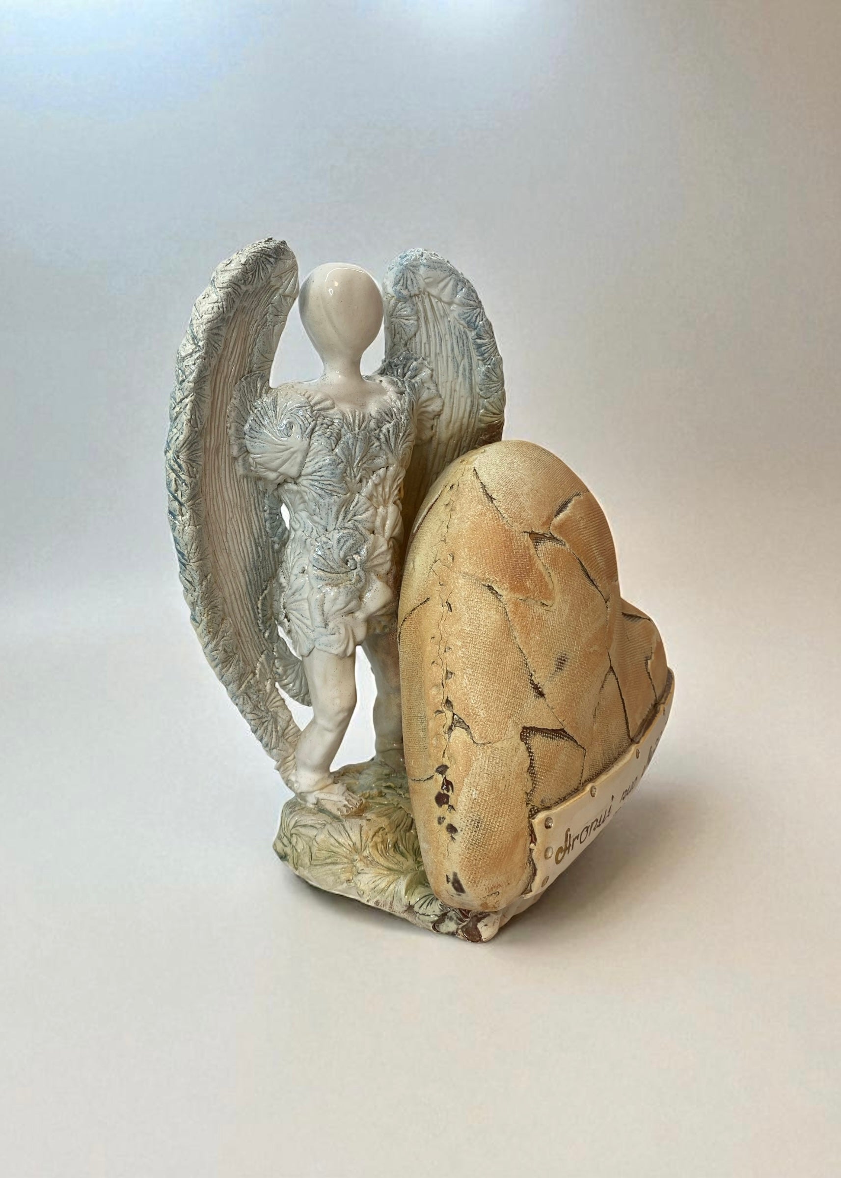 Taupyklė krikštynoms "Širdies angelas"